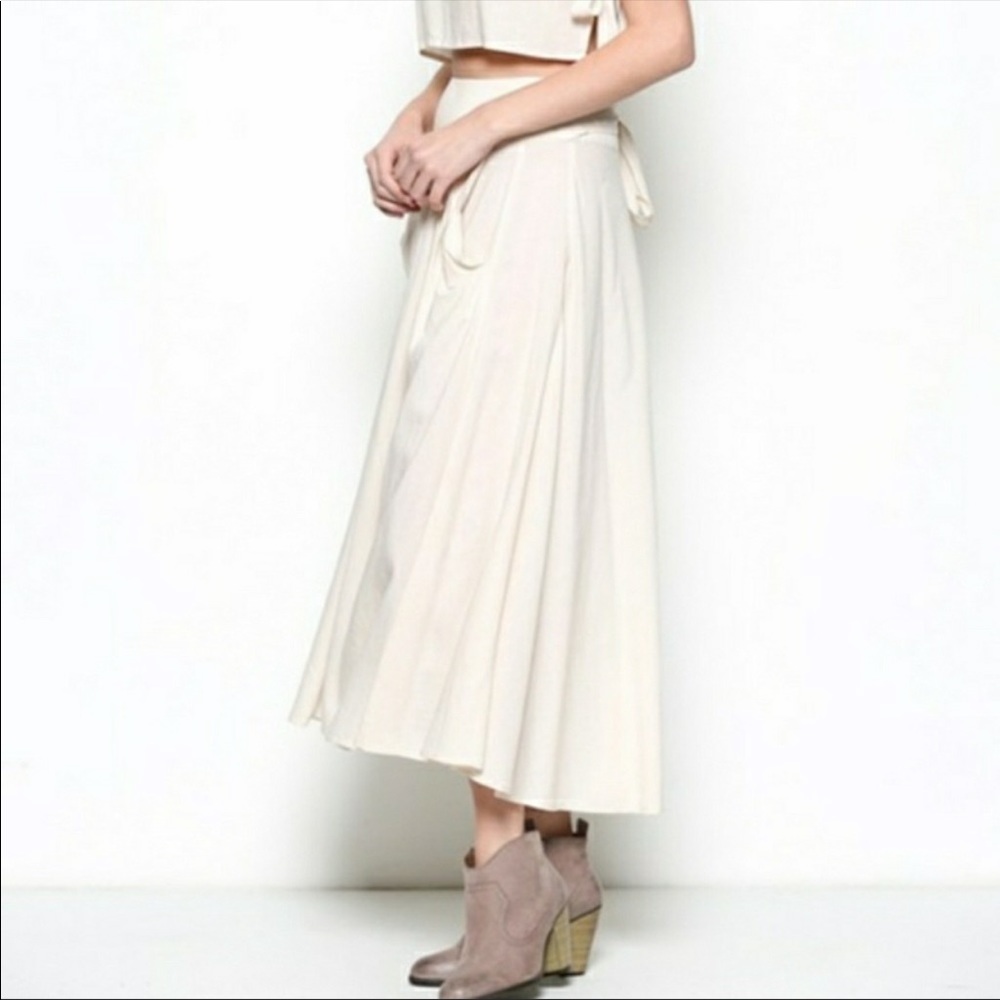 Anthropologie ILLA ILLA pocketed maxi skirt